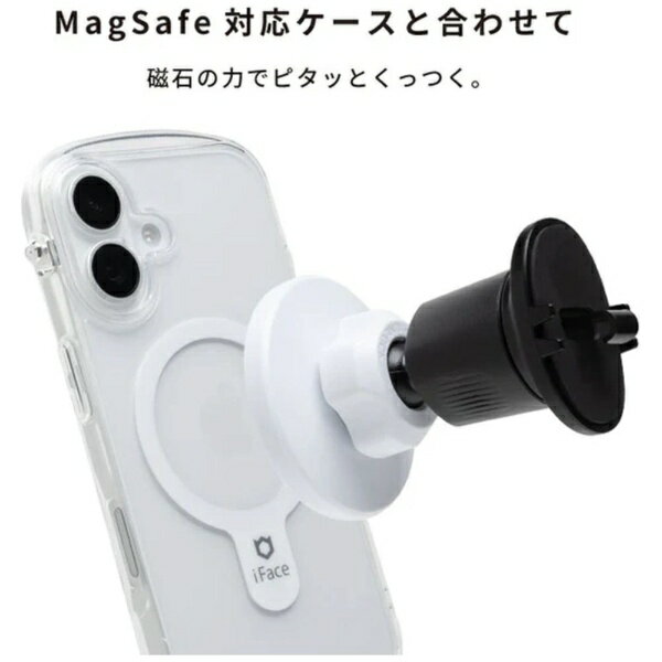 HAMEE｜ハミィ iFace MagSynq カーマウント iFace エアベントタイプ/ホワイト 41-9...
