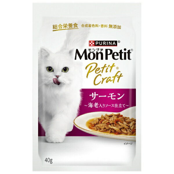 Nestle｜ネスレ日本 モンプチプチクラフトサーモン海老入りソース40g