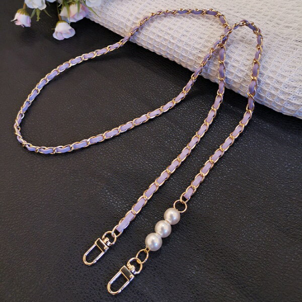 GAACAL ｢淡水パールとワルツ｣スマホショルダーストラップ パープル P00583M