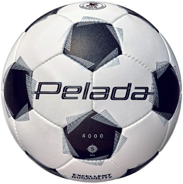 モルテン｜molten サッカーボール ペレーダ4000 5号 ホワイト×メタリックブラック F5K4000