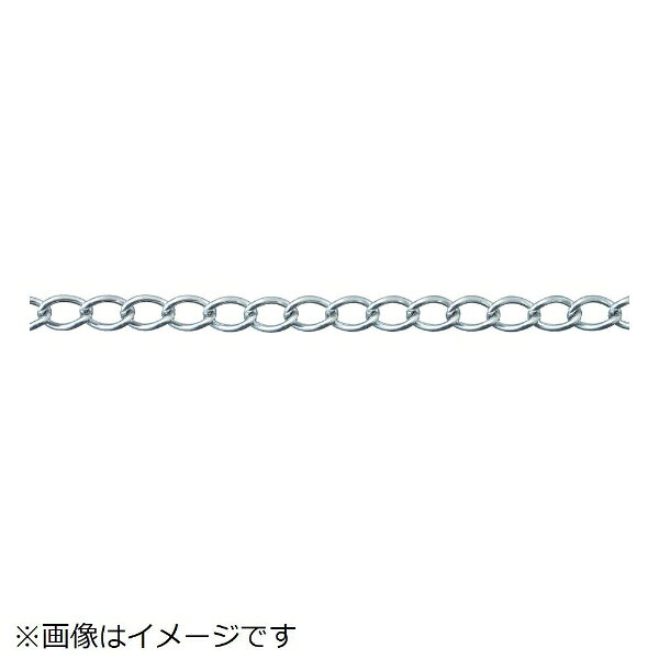 ■サビに強いステンレス製です。■リンクを90°ひねったタイプです。【用途】・連結部品・吊り下げ用【仕様】・全長（m）： 30・使用荷重（kN）： 0.58・線径d（mm）： 2.0・内長P（mm）： 8.7・内幅W（mm）： 3.4・表面処理は電解研磨を施してます。