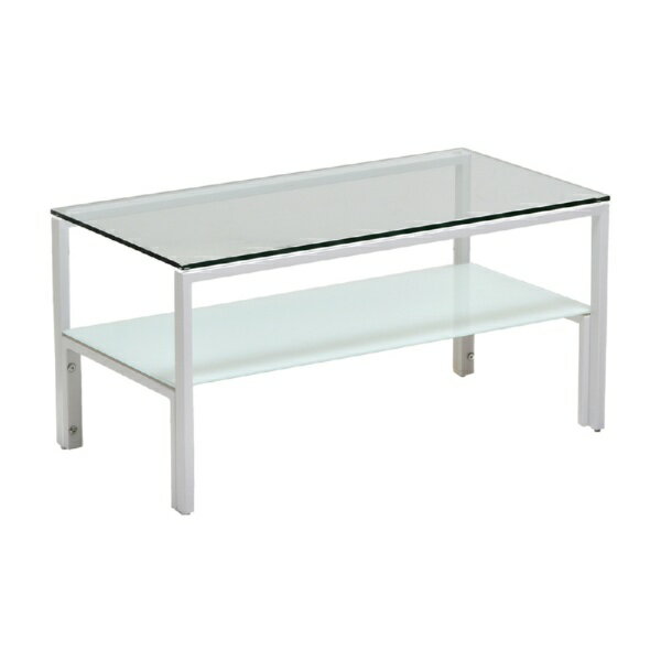 B.Bファニシング｜B.B FURNISHING ガラスセンターテーブル Arca　ホワイト　ONTB0293GLWHT【北海道・沖縄・離島配送不可】 【メーカー直送・代金引換不可・時間指定・返品不可】