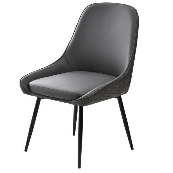 B.Bファニシング｜B.B FURNISHING 型押しダイニングチェア Alterna 2脚セット スクエアグレー ONCH0295SQGRY【キャンセル・返品不可】 【メーカー直送・代金引換不可・時間指定・返品不可】