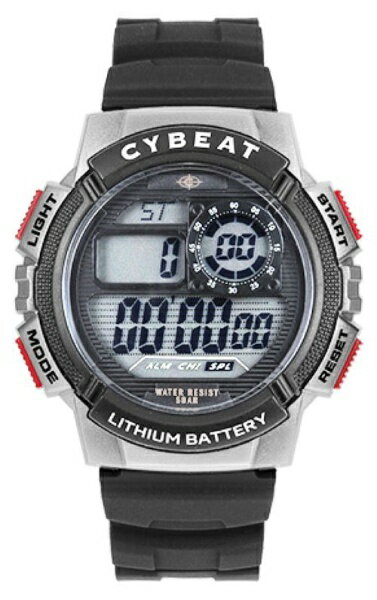 サンフレイム｜SUNFLAME CYBEAT デジタルウォッチ 5気圧防水 シルバー CD2C0007-SV