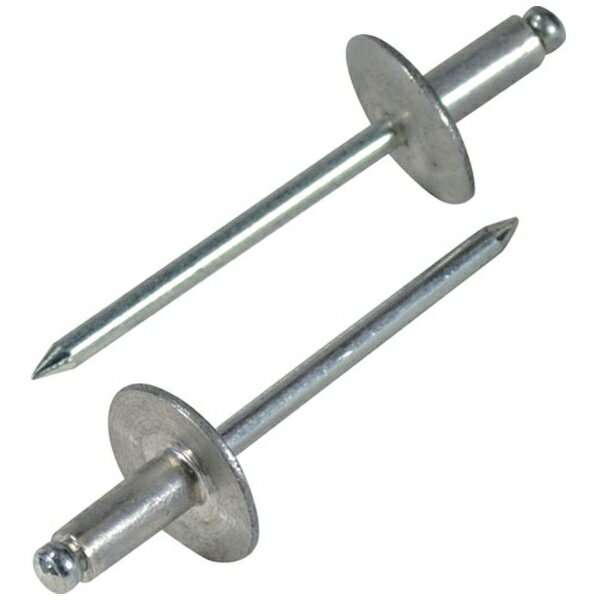 ロブテックス｜Lobtex ブラインドリベットラージフランジ（500本入）アルミ/スティール6-8　NSA68LF《※..