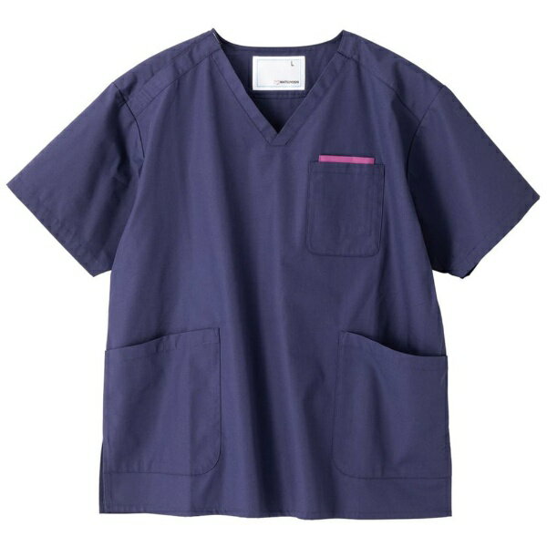 マツヨシ｜Matsuyoshi スクラブ　トップス　MY-NS0820NA（ネイビー）　3L