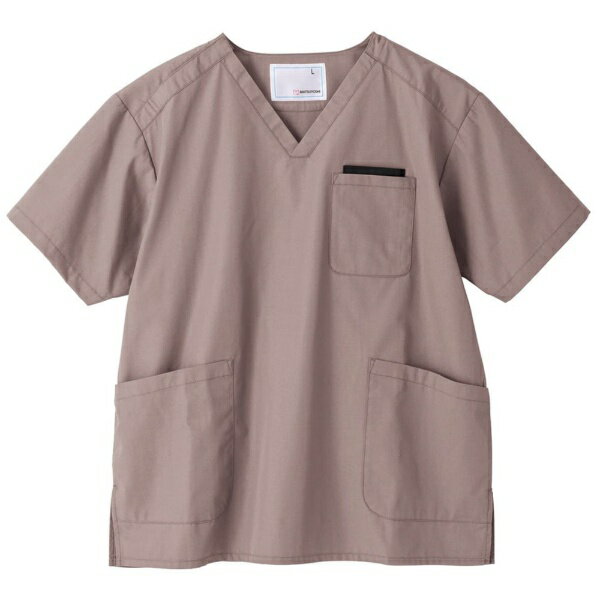 マツヨシ｜Matsuyoshi スクラブ　トップス　MY-NS0820GG（グレージュ）　3L