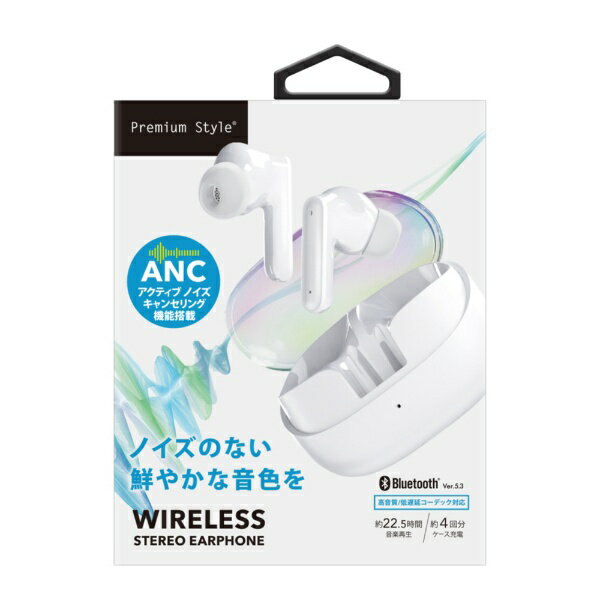 PGA�åԡ��������� �����磻��쥹����ۥ� Premium Style �ۥ磻�� PG-BTE19TW2WH [�磻��쥹(����ʬΥ) /�Υ�������󥻥���б� /Bluetooth�б�]