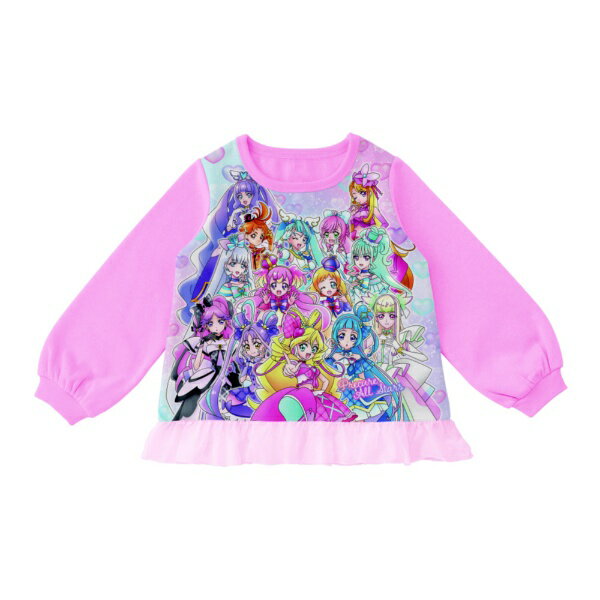 BANDAI｜バンダイ プリキュアオールスターズ 光る！ダンボールニットパジャマ 120cm ピンク
