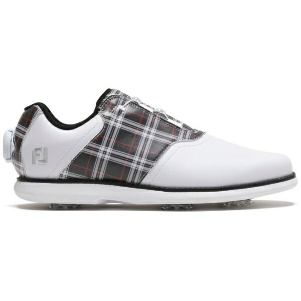 フットジョイ｜FootJoy レディース ゴルフシューズ イーコンフォート BOA ホワイト×ブラック×レッド 98768 [レディース /23.0cm /幅:3E]