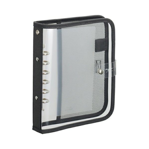 リヒトラブ｜LIHIT LAB. myfa クリヤーバインダー チャコールブラック N3390-24(3)