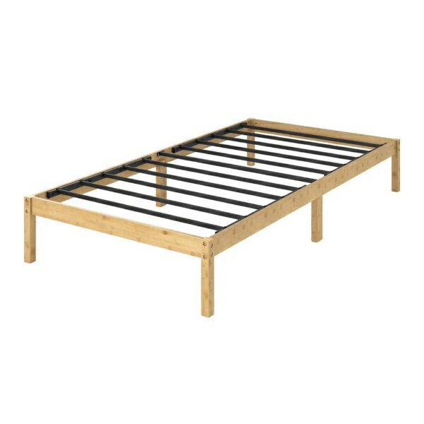 全世界で2500万人以上の顧客への販売実績をもつZINUSが提供する、Bamboo 天然竹製ベッドフレーム■竹素材の美しい仕上がり竹節の風合いや手触りが、温かみを感じさせながらも上品で洗練された印象に■しっかり構造で安全設計すのこはスチール製で竹の魅力を活かしながら安心の構造設計■工具付で組み立て簡単