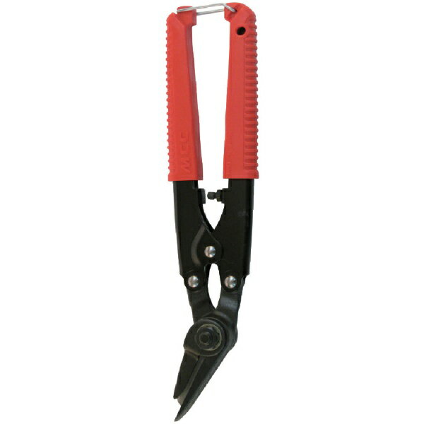 ■バンドの狭いすき間に差し込みやすく、作業性のよい刃角度です。■鉄板・ブリキ板・ベーリングフープ・梱包用帯鉄・ポリプロバンドの切断に最適です。【仕様】・全長（mm）： 235・適合替刃： なし・切断能力（mm）厚さ×幅： 0.9×32・呼称： No.0【材質／仕上】・ハンドル部： スチール・刃部： 特殊鋼・グリップ部： 塩化ビニル ※本商品が対象となるクーポンは、その期間終了後、同一内容でのクーポンが継続発行される場合がございます。