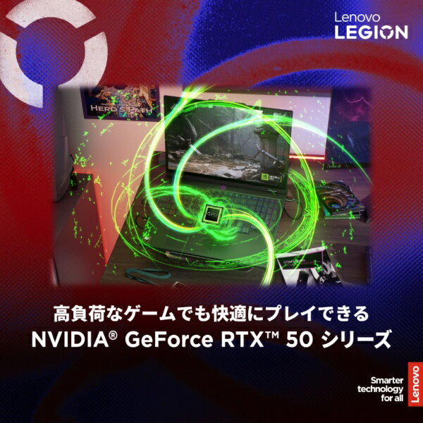 【エントリーで最大全額ポイント還元｜2/5まで】 LENOVO｜レノボジャパン ゲーミングノートパソコン 15.1型 Legion 5 Gen 10(RTX 5060) エクリプスブラック 83F10026JP [Windows11 Home /AMD Ryzen AI 7 /メモリ：32GB /SSD：1TB /Office Home and Business /2025年8月モデル