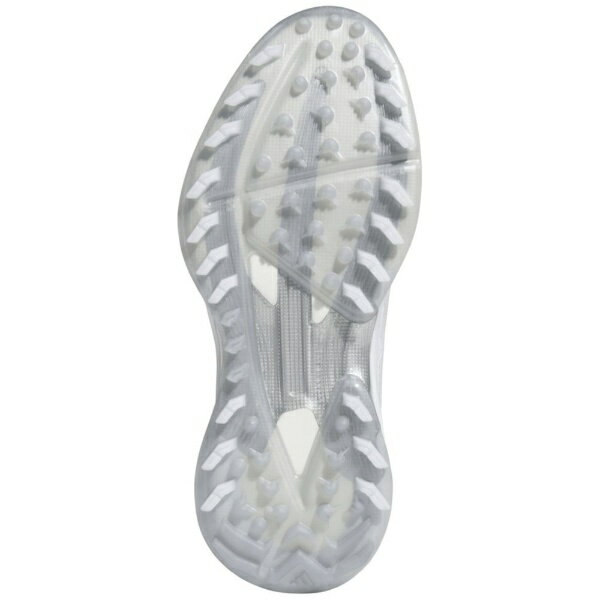 アディダス｜adidas レディース ゴルフシューズ アディゼロ ZG ローカット ボア スパイクレス ADIZERO ZG LOW CUT BOA SPIKELESS Cloud White×Silver Metallic×Grey Two OMX78 [レディース /24.5cm /幅:2E]【返品交換不可】