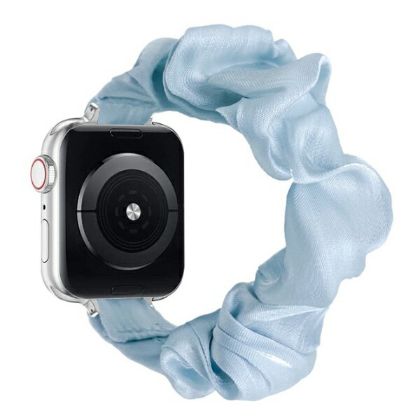 GAACAL｜ガーカル APPLE WATCH 1-11/SE1-3 38/40/41/42(10-11)MM シュシュ風バンド GAACAL ブルー ブルー W00607BA
