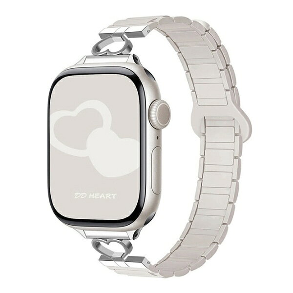 GAACAL｜ガーカル APPLE WATCH 1-11/SE1-3 38/40/41/42(10-11)MM ハートデザインマグネット式シリコンバンド GAACAL シャンパンゴールド シャンパンゴールド W00606SGA