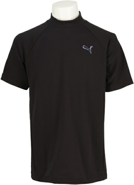 プーマ｜PUMA メンズ ゴルフ シャドウキャット HIGH NECK S/S PUMA BLACK 635737 [メンズ /Mサイズ]【返品交換不可】