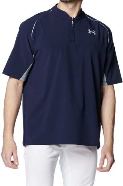 アンダーアーマー｜UNDER ARMOUR メンズ UAヤード ケージ ジャケット Midnight Navy×White 1384742 [メンズ /XLサイズ]【返品交換不可】