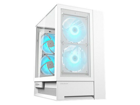 COUGAR｜クーガー PCケース [ATX /Micro ATX /Mini-ITX] OmnyX ホワイト CGR-2WA3W-RGB