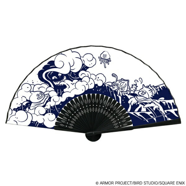 SQUARE ENIX｜スクウェアエニックス ドラゴンクエスト スマイルスライム 和シリーズ うかびあがる扇子＜うみ＞