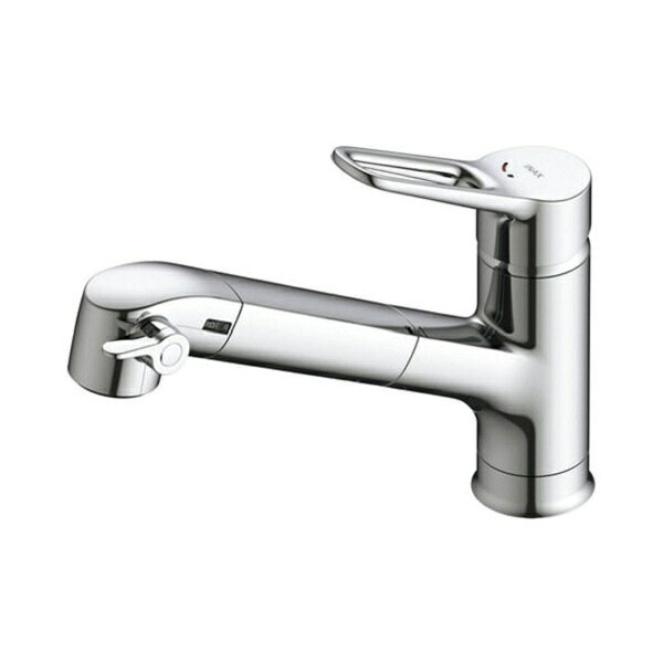 吐水タイプ：整流／微細シャワー吐水口長さ自在243mm配管サイズ13mm 浄水器内蔵シングルレバー混合水栓で、浄水・微細シャワー・整流をレバーひとつで切替可能。 ホース引出し機能付きで、シンク掃除などに便利。 お掃除楽々台座仕様で、水栓下部の汚れを拭き取りやすい。 取付穴径はΦ37±2mm、カウンター厚みは6〜30mmに対応。 交換用浄水カートリッジはJF-K41シリーズが適合。
