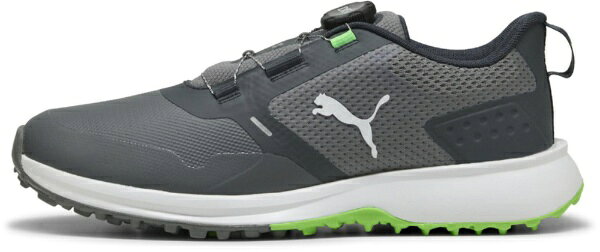 プーマ｜PUMA ゴルフシューズ フュージョングリップ6 ディスク SLATE GRAY×FLURO G...