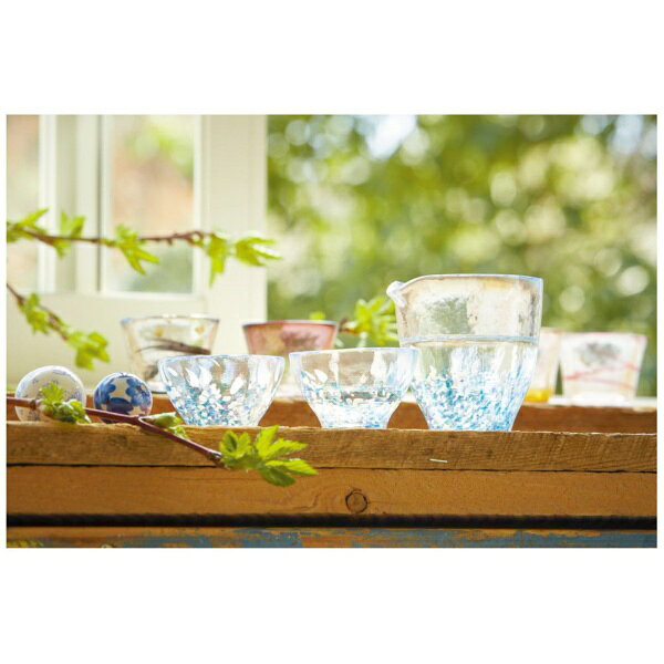 楽天ビック(ビックカメラ×楽天)の石塚硝子｜ISHIZUKA GLASS 津軽びいどろ　盃　あじさい アデリア｜アングル2
