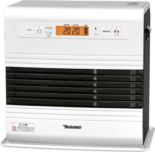 ダイニチ工業｜Dainichi 石油ファンヒーター Dainichi スノーホワイト FW-5725GR-W [木造15畳まで /コンクリート20畳まで]