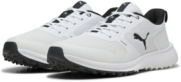 プーマ｜PUMA ゴルフシューズ フュージョングリップ6 プーマホワイト×プーマブラック 31026001 [メンズ..