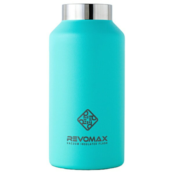 REVOMAX｜レボマックス 炭酸対応真空断熱ボトル REVOMAX WITHOUT CAP 12oz［355ml/ワンタッチ］【水筒本体のみ・キャップ別売】 REVOMAX ターコイズブルー DWF-12242B-JP-CL [炭酸対応]