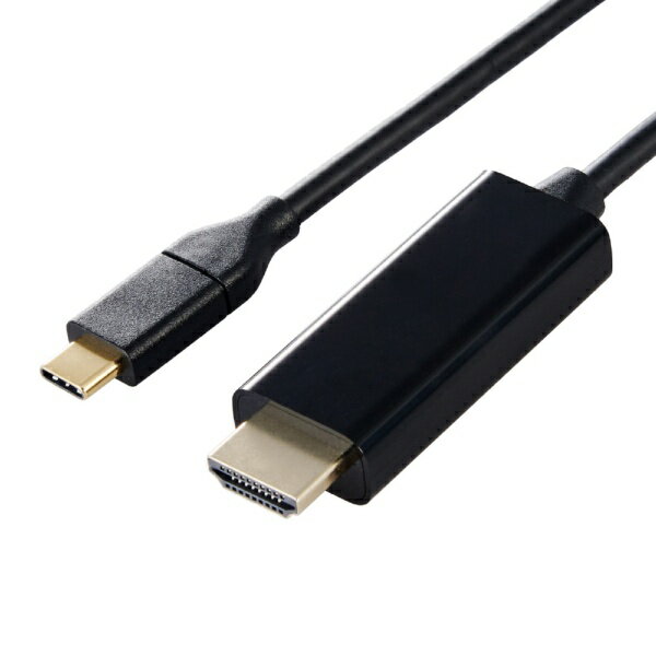 スマートフォンやパソコンなどの映像をディスプレイなどに出力できる、USB Type-C(TM)ポートをHDMI(R)プラグに変換するケーブルです。HDMIポート搭載ディスプレイなどに映像を出力することができ、画面複製と画面拡張に対応しています。「USB Type-C(TM) - HDMI(R)変換ケーブル」■HDMIポート搭載のディスプレイなどに映像を出力できる変換ケーブルHDMIポート搭載のディスプレイなどに映像を出力できる変換ケーブルです。 USB Type-Cポート搭載スマートフォンなどの映像信号を、HDMIポート搭載ディスプレイなどに映像を出力することができ、画面複製と画面拡張に対応しています。※HDMIプラグからUSB Type-Cプラグへの変換はできません。※音声出力に対応しています。※映像が正しく表示されない場合は、接続先のディスプレイなどの電源ON/OFFや各接続コネクターの抜き挿しをお試しください。※環境、機器により正常に動作しない場合があります。※すべての機器での動作を保証するものではありません。※本製品で映像出力を行う際は、出力機器がDisplayPort Alt Mode対応であることをご確認ください。※NINTENDO SWITCHには対応していません。■画面拡張と画面複製に対応接続した複数台のディスプレイを1つの画面として表示する画面拡張と、出力側のディスプレイと同じ画面を表示する画面複製に対応しています。※接続する機器が、画面複製・画面拡張に対応している必要があります。※スマートフォン・タブレットの機種によっては画面拡張に対応していない場合があります。■最大4K(3840×2160px)/60Hzの解像度対応最大4K(3840×2160px)/60Hzの解像度に対応しています。■金属シェル構造プラグ部分には、シールド効果が高く、外部ノイズの影響を受けにくい金属シェル構造を採用しています。■IC搭載のアクティブタイプ本製品はIC搭載のアクティブタイプです。■HDCP1.4/HDCP2.2対応著作権保護技術のHDCP1.4/HDCP2.2に対応しています。■3重シールドケーブル外部ノイズの干渉を受けにくい3重シールドケーブルを採用しています。■信号劣化を抑える金メッキピンサビなどに強く信号劣化を抑える金メッキピンを採用しています。■ドライバー不要ドライバー不要で、機器同士を接続するだけで使用可能です。■EU RoHS指令準拠EU RoHS指令とは電気・電子機器に関する特定有害物質の使用制限についてEU(欧州連合)が決めた指令です。鉛(Pb)、水銀(Hg)、カドミウム(Cd)、六価クロム(Cr6+)、ポリ臭化ビフェニール(PBB)、ポリ臭化ジフェニルエーテル(PBDE)、フタル酸ビス(2-エチルヘキシル)=(DEHP)、フタル酸ブチルベンジル(BBP)、フタル酸ジブチル(DBP)、フタル酸ジイソブチル(DIBP)の10種類の使用を制限するものです。■自社環境認定基準を1つ以上満たし、『THINK ECOLOGY』マークを表示した製品です。「THINK ECOLOGY」マークは、 従来よりも“より環境負荷が少ない”製品であることを示すシンボルとして制定しています。エレコムグループでは、その対象となる製品をより多くつくり、マーク表示を行い、 積極的にお客様に選んでいただけるよう努力を続けて参ります。・環境保全に取り組み、製品の包装容器が紙・ダンボール・ポリ袋のみで構成されている製品です。・環境保全に取り組み、製品の包装容器におけるプラスチック重量を、社内基準製品より20％以上削減した製品です。