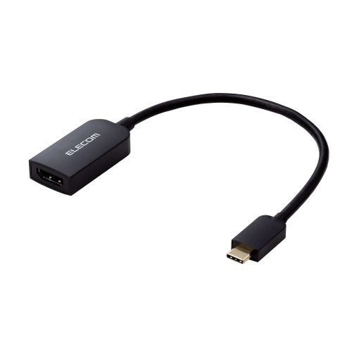 ELECOM｜エレコム 映像変換アダプタ [USB-C オス→メス HDMI] 4K対応(Chrome/Android/iPadOS/iOS/Mac/Wi..
