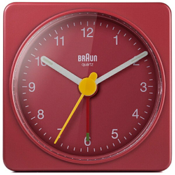 BRAUN｜ブラウン BRAUN Analog Alarm Clock Red BC02R [アナログ]