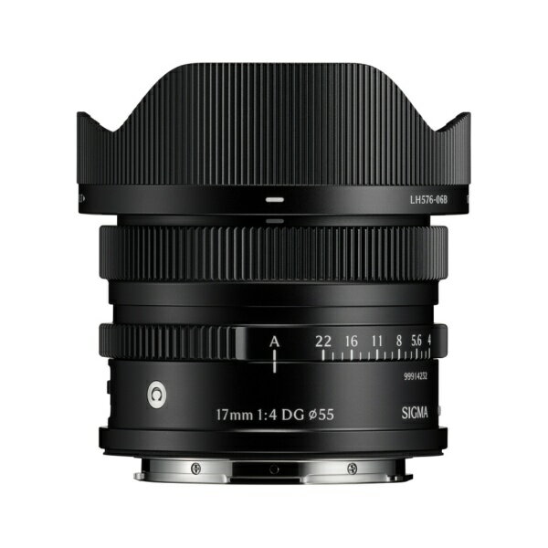 SIGMA｜シグマ カメラレンズ 17mm F4 DG Contemporary ブラック [ライカL /単焦点レンズ]
