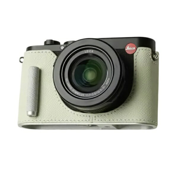 SANYO - Mr.Stone｜ミスターストーン LEICA D-LUX8用 本革ケース クラシック メタルグリップ付 スパークリング/白ステッチ PTBE015