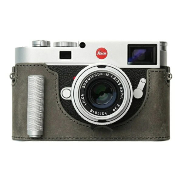 SANYO - Mr.Stone｜ミスターストーン LEICA M11用 本革ケース ヴィンテージ風 シグニチャーグリップ ディープグレー PTBK003