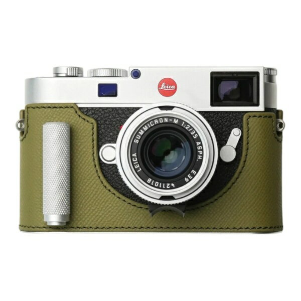 SANYO - Mr.Stone｜ミスターストーン LEICA M11用 本革ケース クラシック シグニチャーグリップ フィールドグリーン PTBK013
