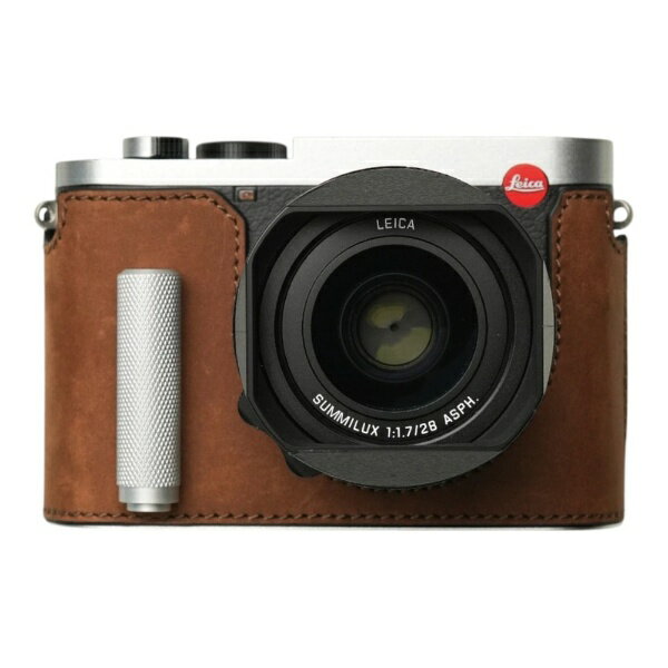 SANYO - Mr.Stone｜ミスターストーン LEICA Q3/Q3 43用 本革ケース ヴィンテージ風 シグニチャーグリップ クレイジーホース PTBL002