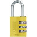 アブス|ABUS ナンバー可変式南京錠 145-30 イエロー 14530YE