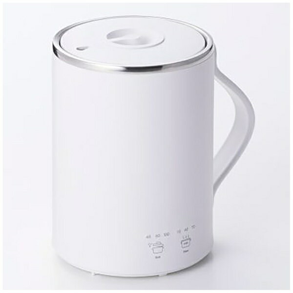 TESCOM｜テスコム マグカップ型 電気鍋 Cook Mug ホワイト TGM20A-W...