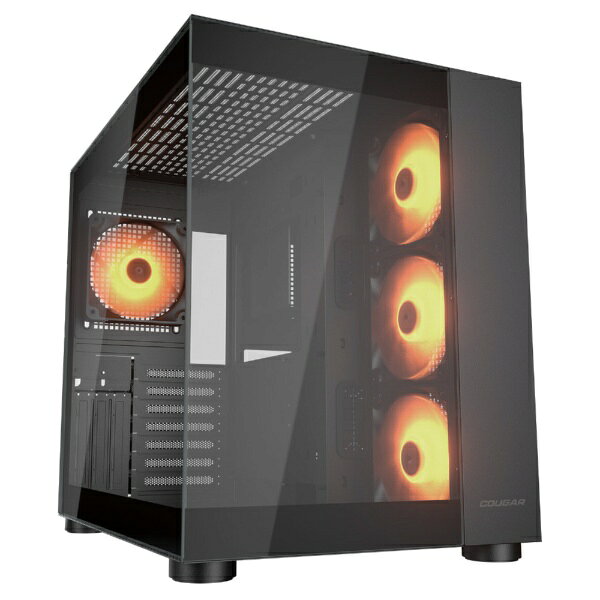 COUGAR｜クーガー PCケース [ATX /Micro ATX /Mini-ITX] FV150 RE ブラック CGR-5KA1B-RGB-J