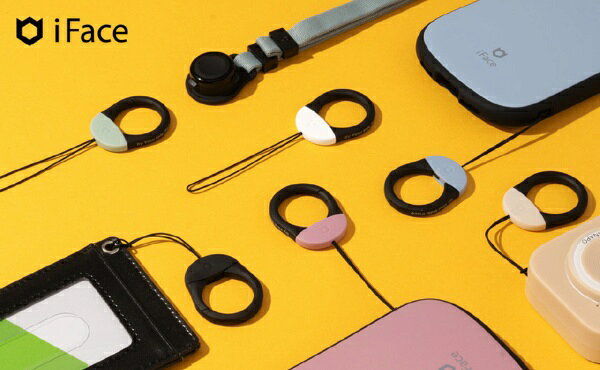 楽天ビック(ビックカメラ×楽天)のHAMEE｜ハミィ iFace First Class カラビナリングストラップ iFace くすみピンク 41-985847｜アングル2