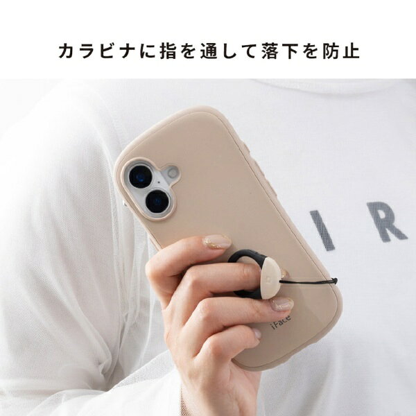 楽天ビック(ビックカメラ×楽天)のHAMEE｜ハミィ iFace First Class カラビナリングストラップ iFace くすみピンク 41-985847｜アングル3