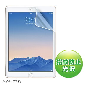 サンワサプライ｜SANWA SUPPLY iPad Air 2用　液晶保護指紋防止光沢フィルム　LCD-IPAD6FP[LCDIPAD6FP]