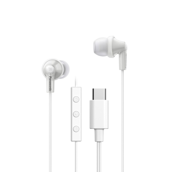 Panasonic｜パナソニック イヤホン カナル型 USB Type-C ホワイト RP-HJE150C-W [カナル型 /USB]