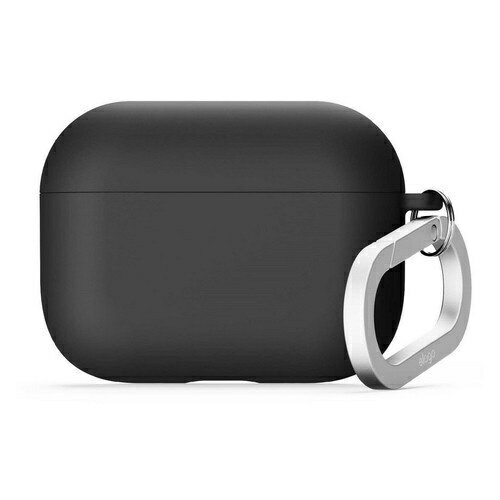 ELAGO｜エラゴ AirPods Pro3 対応シリコンケース LIQUID HYBRID HANG ブラック EL_A3PCSSCYZ_BK