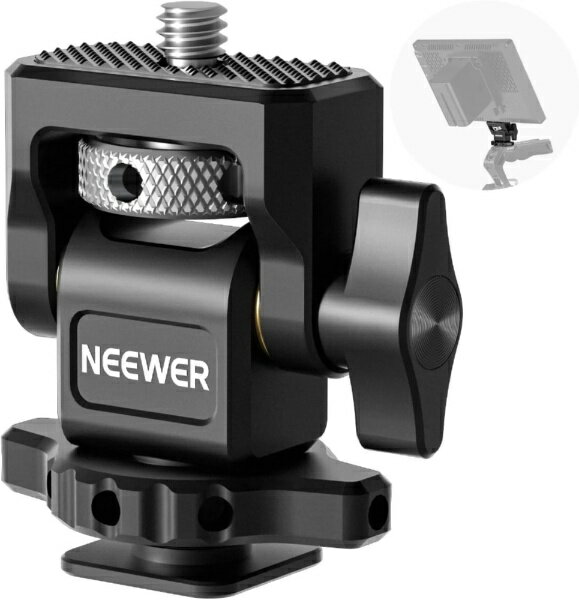 NEEWER｜ニューワー カメラモニターマウント コールドシュー付き 1/4