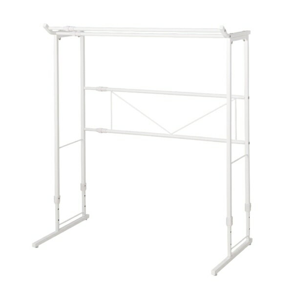 便利で使いやすい押入れだけでなくクローゼットでも使用可能です。たくさん収納できる段違いで服をかけることでハンガーの厚みが減り収納量アップ。工具付き組み立て用の工具付き。