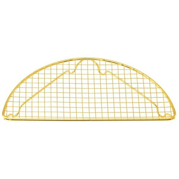 江部松商事｜EBM EBM　18−8　半月　とんかつアミ（金メッキ付）小　175×85 EBM